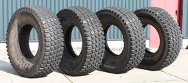 17.5R25 USED GOODYEAR AS-3A WINTER * L-2 TL 18MM 67% A12217 NO REP