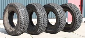 17.5R25 USED GOODYEAR AS-3A WINTER * L-2 TL 18MM 67% A12218 NO REP
