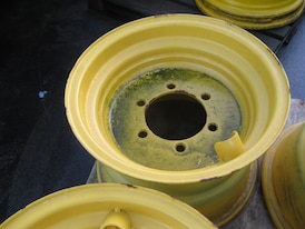 13-18 WHEEL USED YELLOW 161-205-6 A2 ET+40 V2034 DEMO VAST JANTSA 1 KANT GELAST