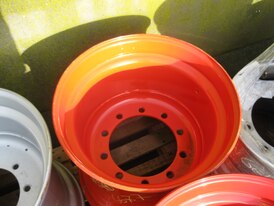 20-22.5 WHEEL USED RED 281-335-10 ET-50 V6677 DEMO VAST JANTSA