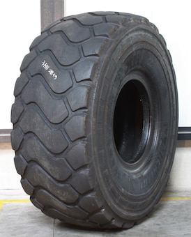 26.5R25 OCCASION MICHELIN XHA2 A2 ** L-3 TL 16MM 39% 3H8-2849 3X REP + REGROOVED