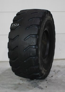 23.5R25 USED MICHELIN X MINE D2 A2 *** L-5 TL 22MM 26% 1 REP + REGROOVED 3320