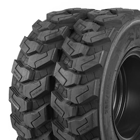 290/90-20 CAMSO WEX 752 16PR ON 8.00V-20 RIM BLACK RAL9005 281-335-10 STUD (DUAL) RIGHT